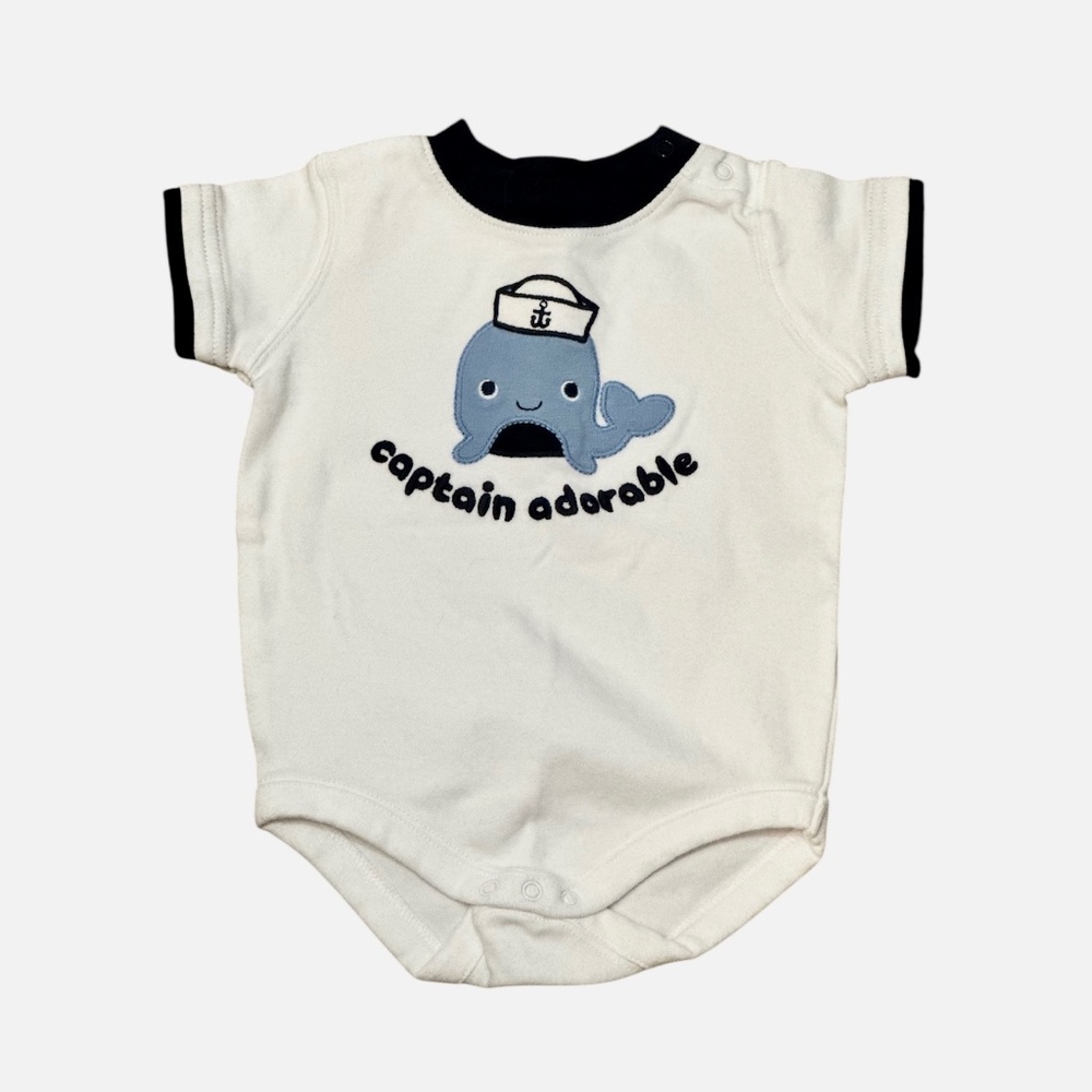 Gymboree Whale Captain Adorable Bodysuit